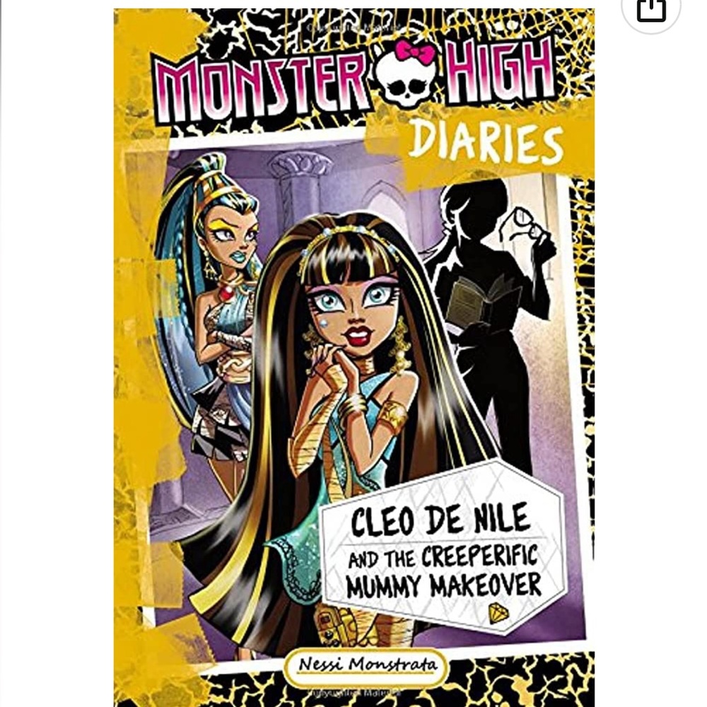 Monster High Diaries: Cleo and the Creeperific Mummy Makeover book new
